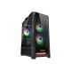 Thùng máy/ Case Cougar Duoface RGB Tempered Glass & Airflow Panel - Đen (Black) (385ZD10.0001)