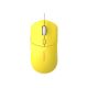 Chuột máy tính có dây DARE-U LM121 Yellow (RGB, Silent click)