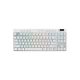 Bàn Phím Cơ Không Dây Logitech G Pro X Tkl Lightspeed Tactile Gaming/Trắng (White) (920-012149)