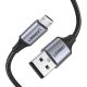 CÁP SẠC MICRO USB 2.0 DÀI 2M BỌC DÙ SẠC 2.4A QC3.0 UGREEN 60148 SẠC NHANH CAO CẤP