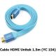 Cáp HDMI Unitek 1.4 (1.5m) (Y-C 154) (Dây Dẹp)